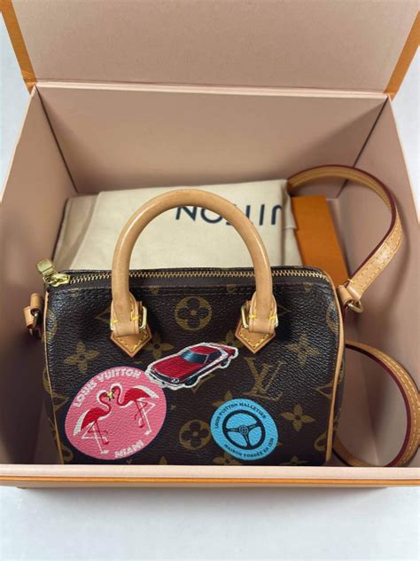 lv nice nano size|louis vuitton nano speedy price.